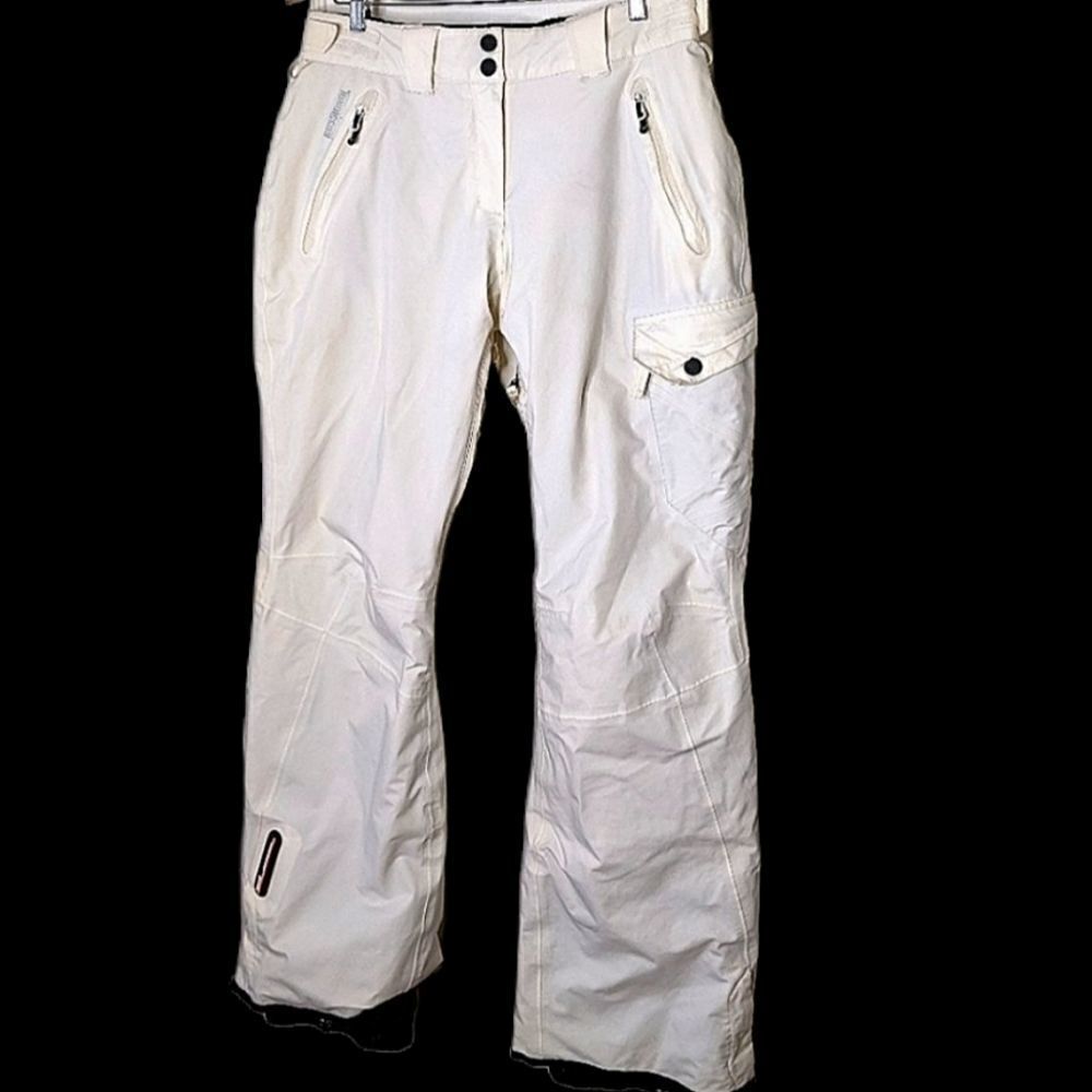 Rossignol Supernova Pro 20000 White  Waterproof Insulated Downhill Ski Pants L